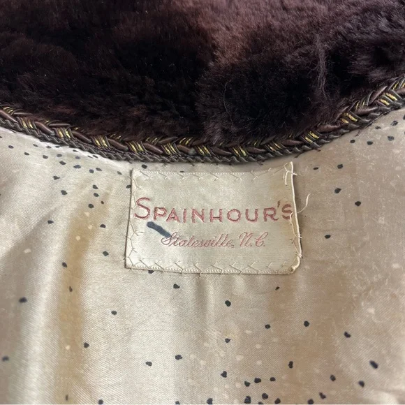 Vintage Spainhour Fur Jacket Needs Repair Craft Cutters Project Penny Lane - Picture 6 of 13